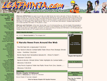 Tablet Screenshot of leafninja.com
